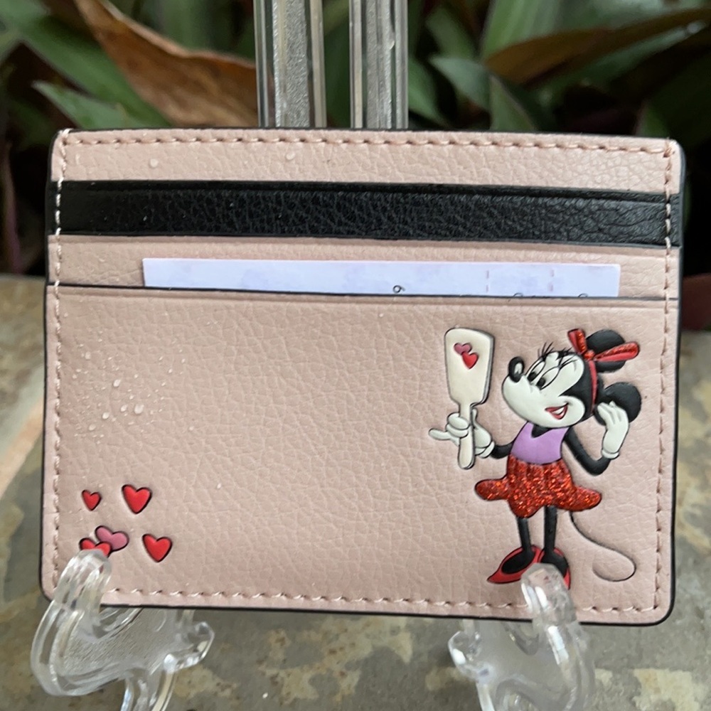 disney x kate spade new york minnie sm cardholder NWT